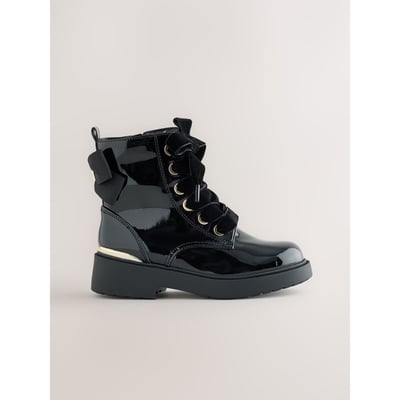 Bottines à lacets avec nœud NEXT