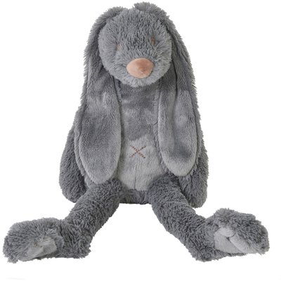 Peluche Lapin Richie gris 38 cm HAPPY HORSE
