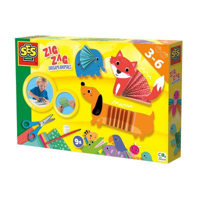 Brinquedo "Origami Zig Zag animais", SES SES