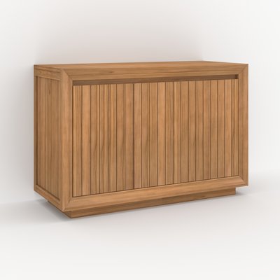 Meuble de salle de bain en bois de teck 120 cm - PERNELLE RENDEZ-VOUS DÉCO