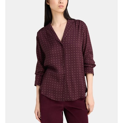 Chemise droite orsanne fluide col tailleur JODHPUR