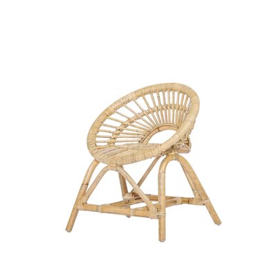 COSY - Fauteuil rond en rotin enfant HYDILE