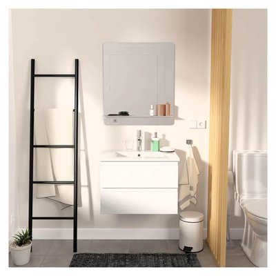 Meuble simple +vasque +miroir SORRENTO MOB IN