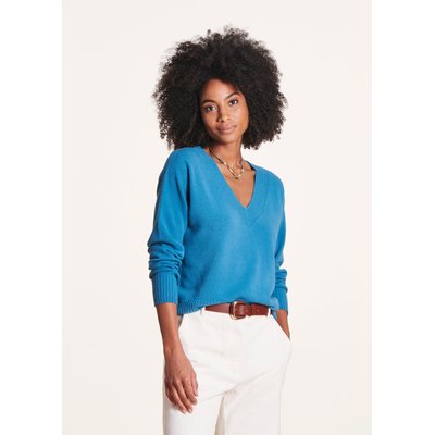 Pull en laine col V LA FEE MARABOUTEE