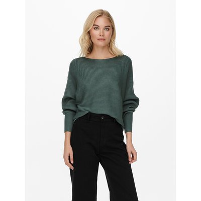 Boat Neck Jumper in Fine Knit ONLY