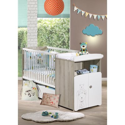 Lit combiné évolutif en bois BABY PRICE