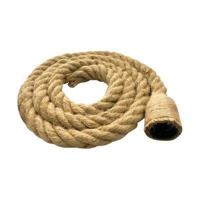 Câble Chanvre Torsadé Avec Douille E27 2 M GIRARD SUDRON