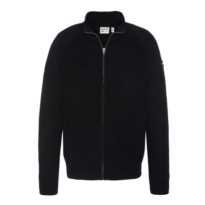 Pull zippé côtelé SCHOTT