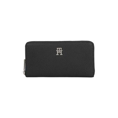 Portefeuille zippé rectangulaire TH EMBLEM LARGE TOMMY HILFIGER