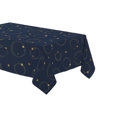 Nappe rectangulaire antitache et infroissable Etoiles scintillantes TOILINUX