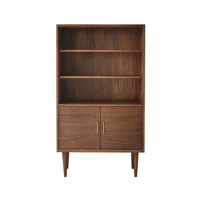 Bibliothèque en bois massif finition  VINTAGE BERAH GETAH