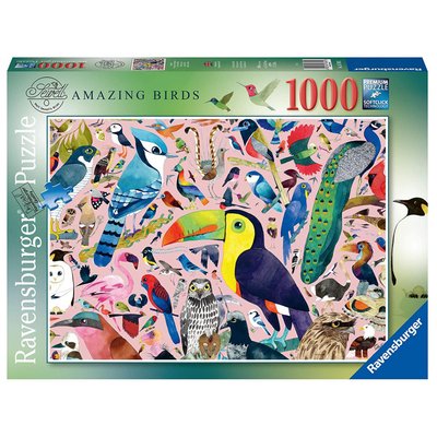 Puzzle 1000 pièces - Oiseaux extraordinaires / Matt Sewell RAVENSBURGER