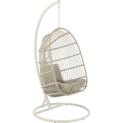 Fauteuil suspendu design  en acier et corde pour détente RECOLLECTION