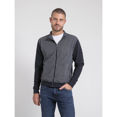 Gilet Zippé Col Montant Bi-matière Wilofti RITCHIE