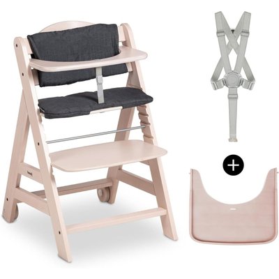 Chaise haute Beta+ Whitewashed HAUCK