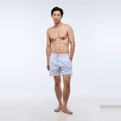 Short de bain seersucker rayé MONOPRIX