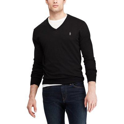 Jersey con cuello de pico de algodón Pima POLO RALPH LAUREN