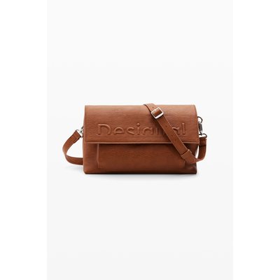 Sac à bandoulière moyen demi-logo DESIGUAL