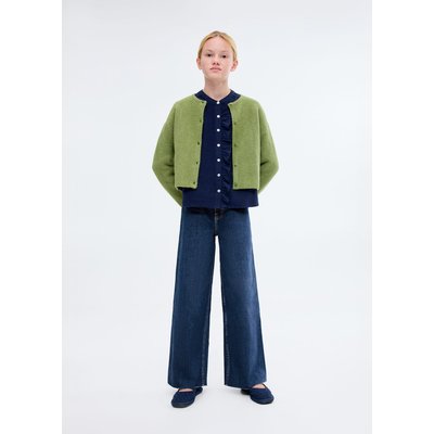 Jean wideleg revers effilochés MANGO KIDS