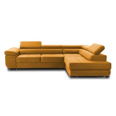 Canapé d'Angle Convertible en Velours 5 places - PABLO LISA DESIGN