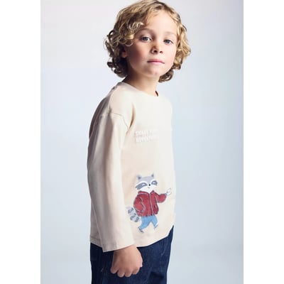 Sweat-shirt coton imprimé MANGO BABY