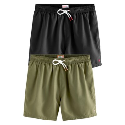 Shorts bain coupe classique, lot de 2 NEXT
