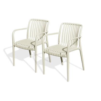 Lot de 2 fauteuils en Polypropylène TIAGO CITY GARDEN