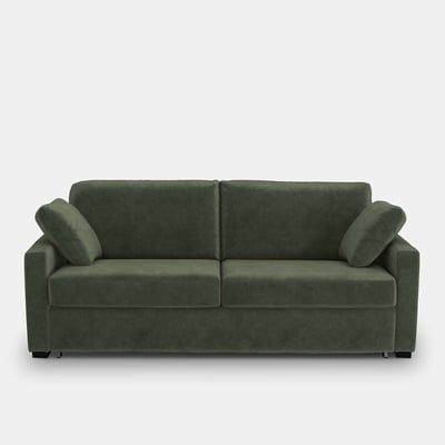 Canapé convertible 2, 3 ou 4 places, Comfort Bultex®, en velours, TIMOR LA REDOUTE INTERIEURS