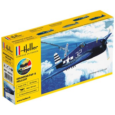 Maquette STARTER KIT F6F Hellcat HELLER