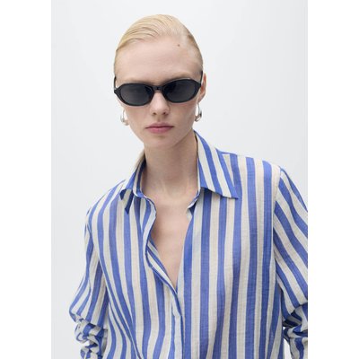 Chemise Lyocell rayures MANGO