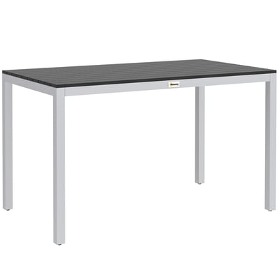 Table de jardin Aluminium Noir OUTSUNNY