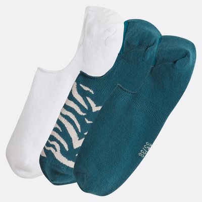 Lot de 3 paires de socquettes invisibles LA REDOUTE COLLECTIONS