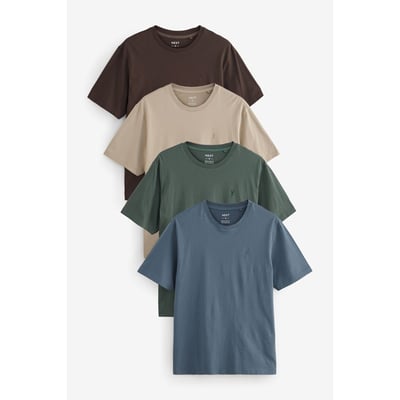 T-shirt à manches courtes, lot de 4 NEXT
