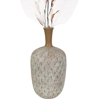 Vase décoratif en résine camel finition élégante promotion RECOLLECTION
