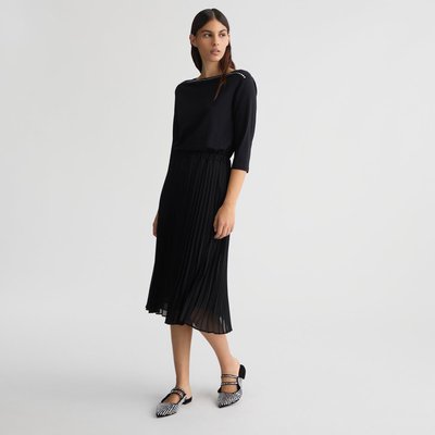 Robe en jersey et georgette LIU JO