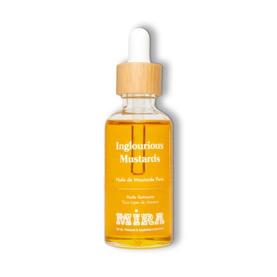 Huile de moutarde pure pour sublimer les cheveux Inglourious Mustards MY MIRA