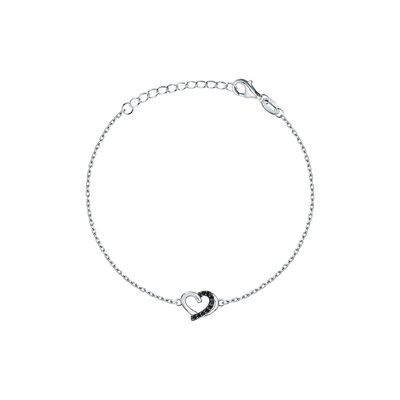 Bracelet en argent 925 et oxyde de zirconium multicolore CLEOR