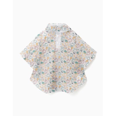 Poncho de pluie avec capuche et imprimé ZIPPY