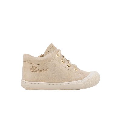 Chaussures premiers pas en cuir avec zip COCOON ZIP NATURINO