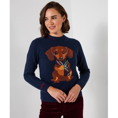 Pull Brodé Teckel Trixie JOE BROWNS