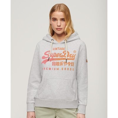 Sweat à capuche Vintage Logo ton sur ton SUPERDRY