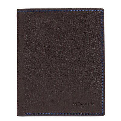 Porte cartes moyen modèle en cuir grainé CHARLES LE TANNEUR