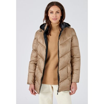 Doudoune fine noire capuche femme La Redoute