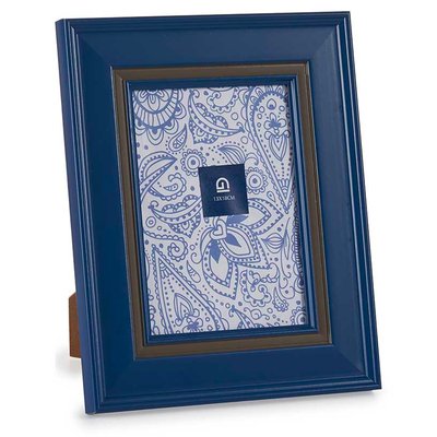Cadre photo mural ou à poser bleu 13x18cm WADIGA