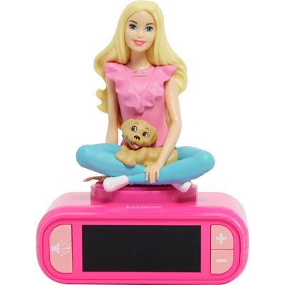 Réveil digital avec veilleuse lumineuse Barbie LEXIBOOK