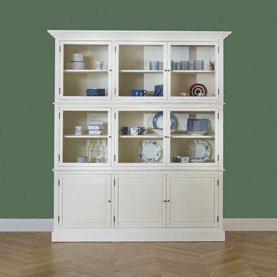 Vitrine 3 portes 9 étagères en pin TOULOUSE ROBIN DES BOIS