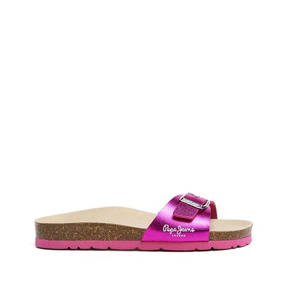 Sandales Métallisées À Boucle Simple PEPE JEANS