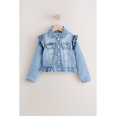 Veste en jean avec épaules à volants NEXT