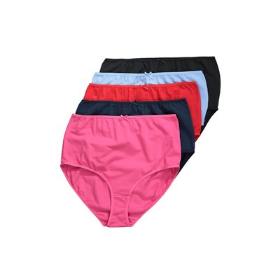 Culottes maxi, lot de 5, couleurs unies ULLA POPKEN