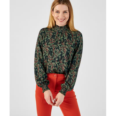 Blouse smockée pure viscose DAMART